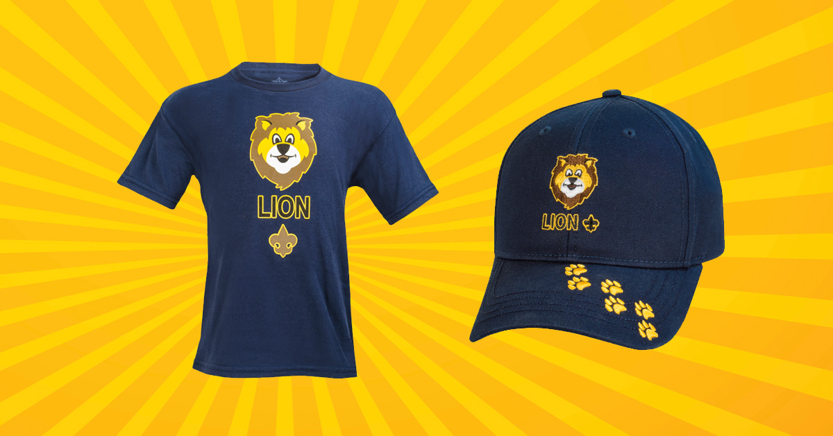 Lion-Scouts-T-shirt-and-hat-featured